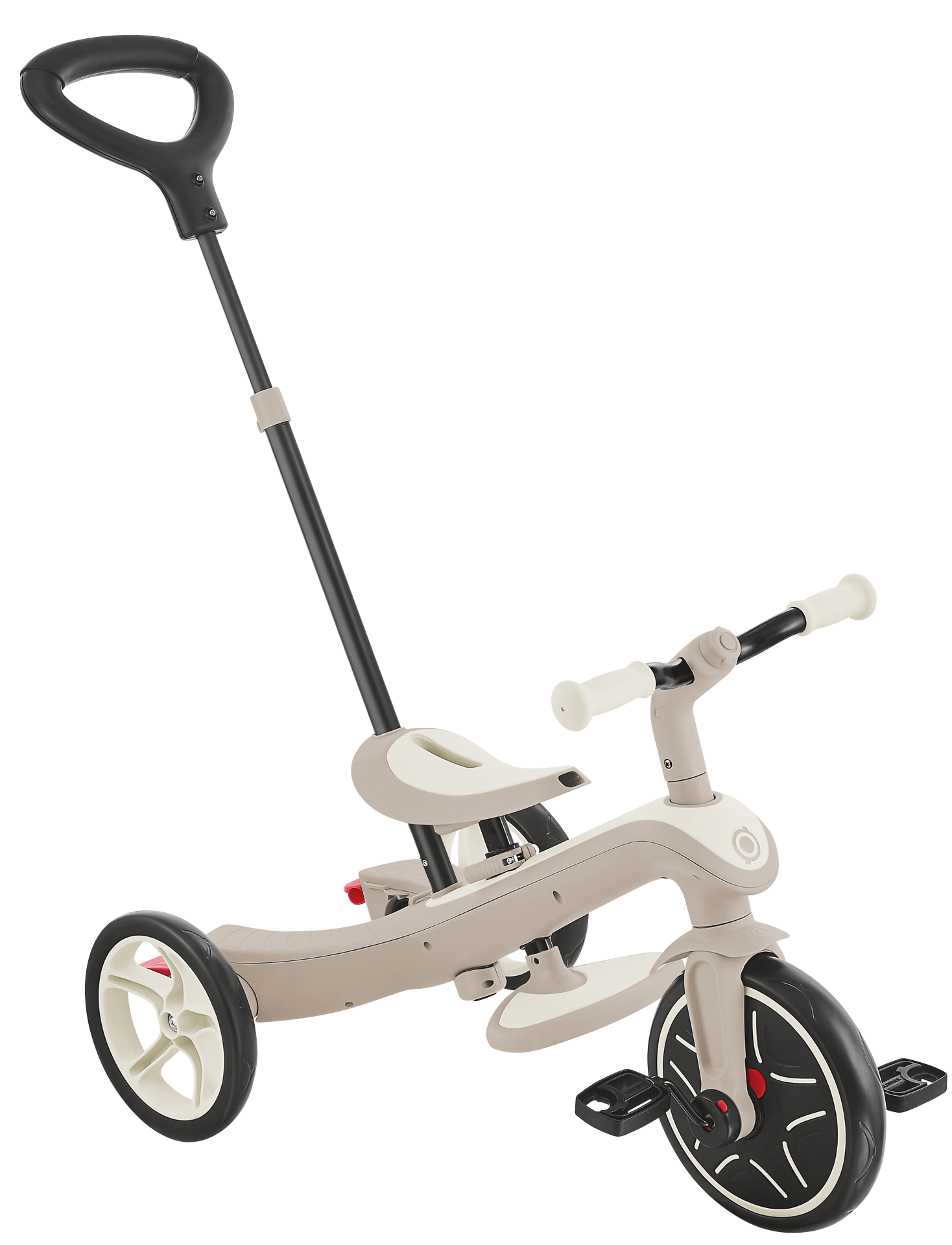 Transport, Fahrzeug, Kinderroller, Dreirad, Beige, Rad