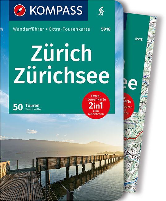 9783990447758 Cover Kompass Wanderführer Zürich, Zürichsee