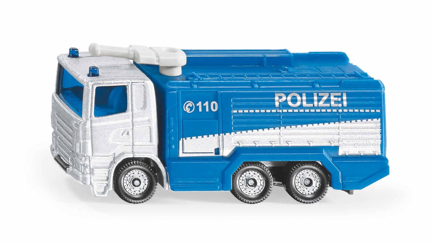 Siku Polizei Wasserwerfer LKW, Blau, Wasserwerfer, Polizei, Spielzeug