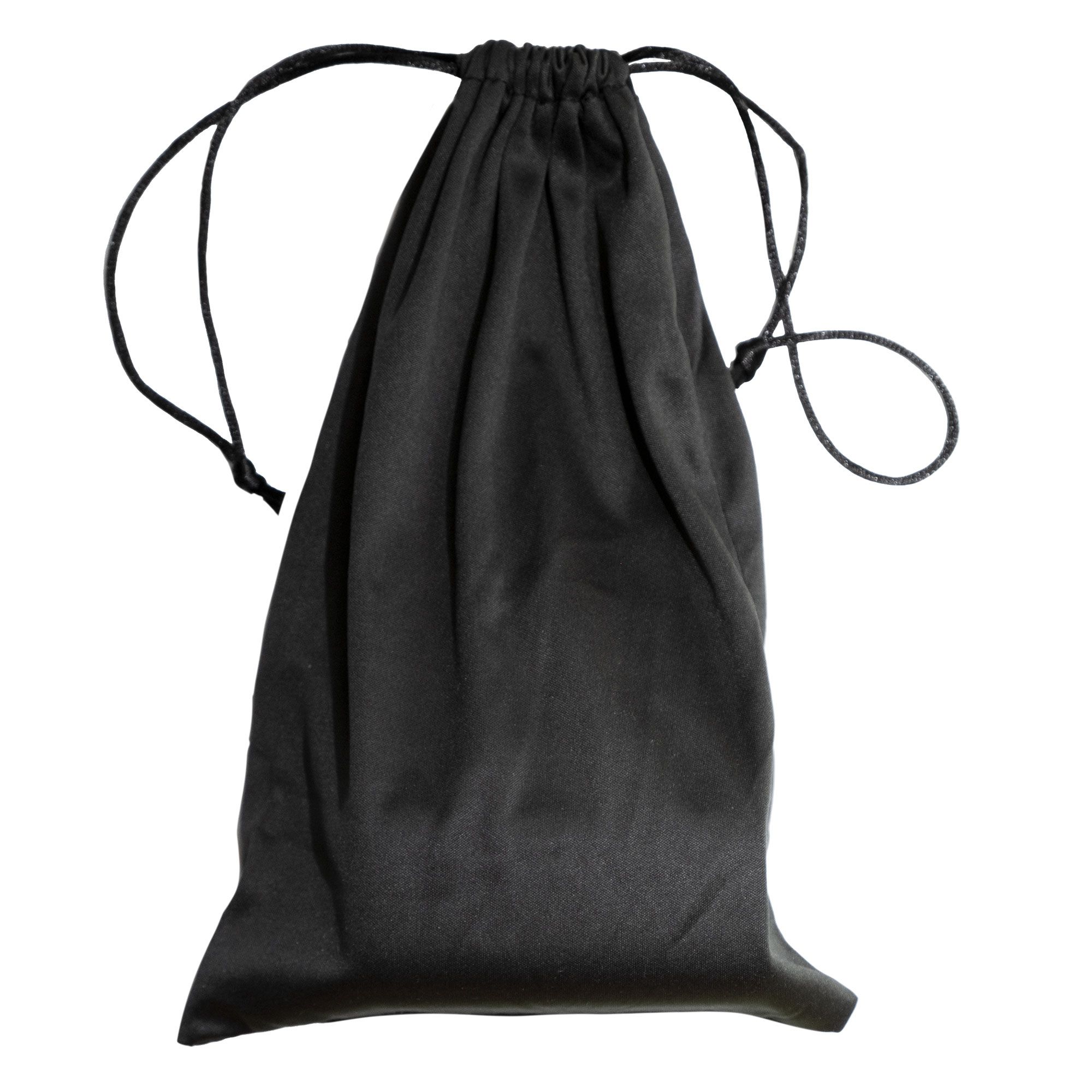 Drawstring bag, Pouch, Black, Cord drawstring, Travel accessory