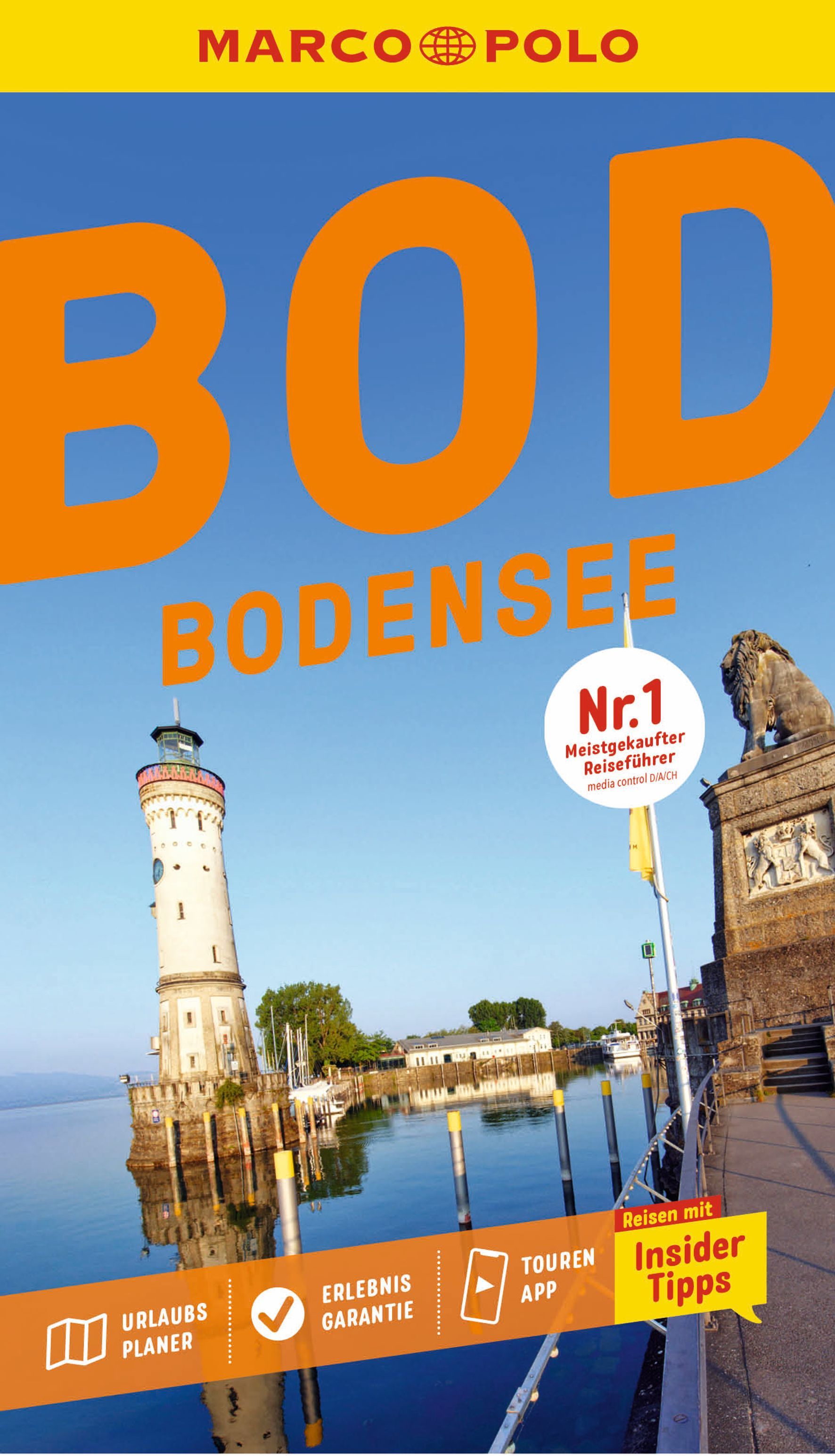 MARCO POLO Reiseführer Bodensee Werbung, Plakat, Wasser, Uferpromenade