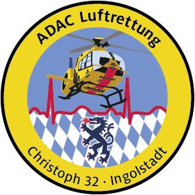 ADACLR_FAN_Chr_32_Ingolstadt Fanpatch ADAC Luftrettung Christoph 32 Ingolstadt