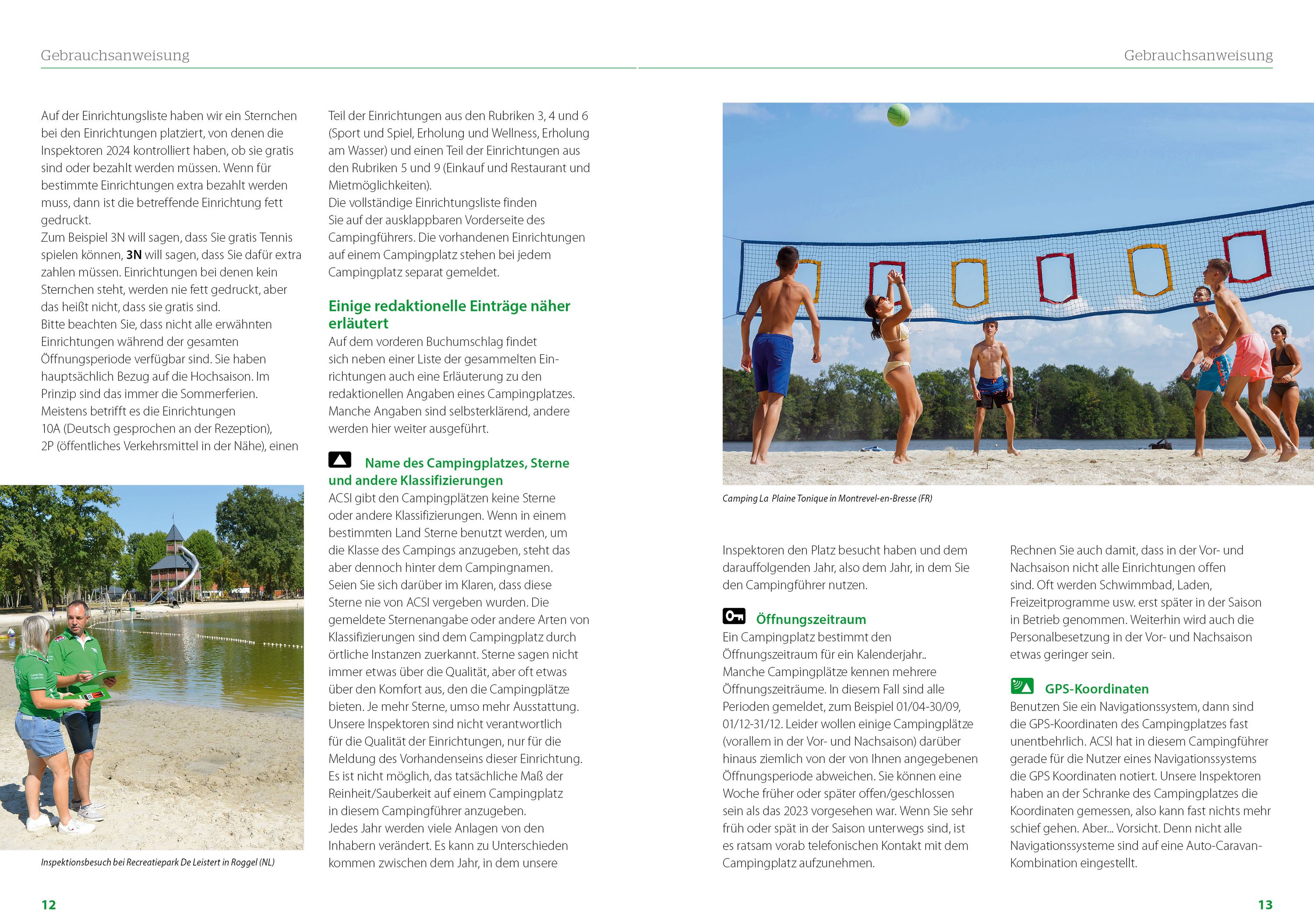 Innenansicht Seiten mit Texten