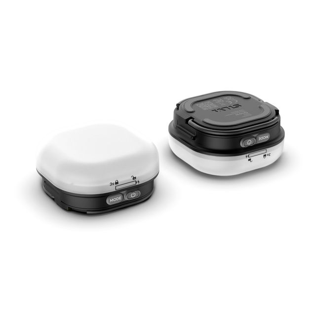 Campingleuchte Silva Glow Back Elektronik,Campingleuchte, weiß, schwarz