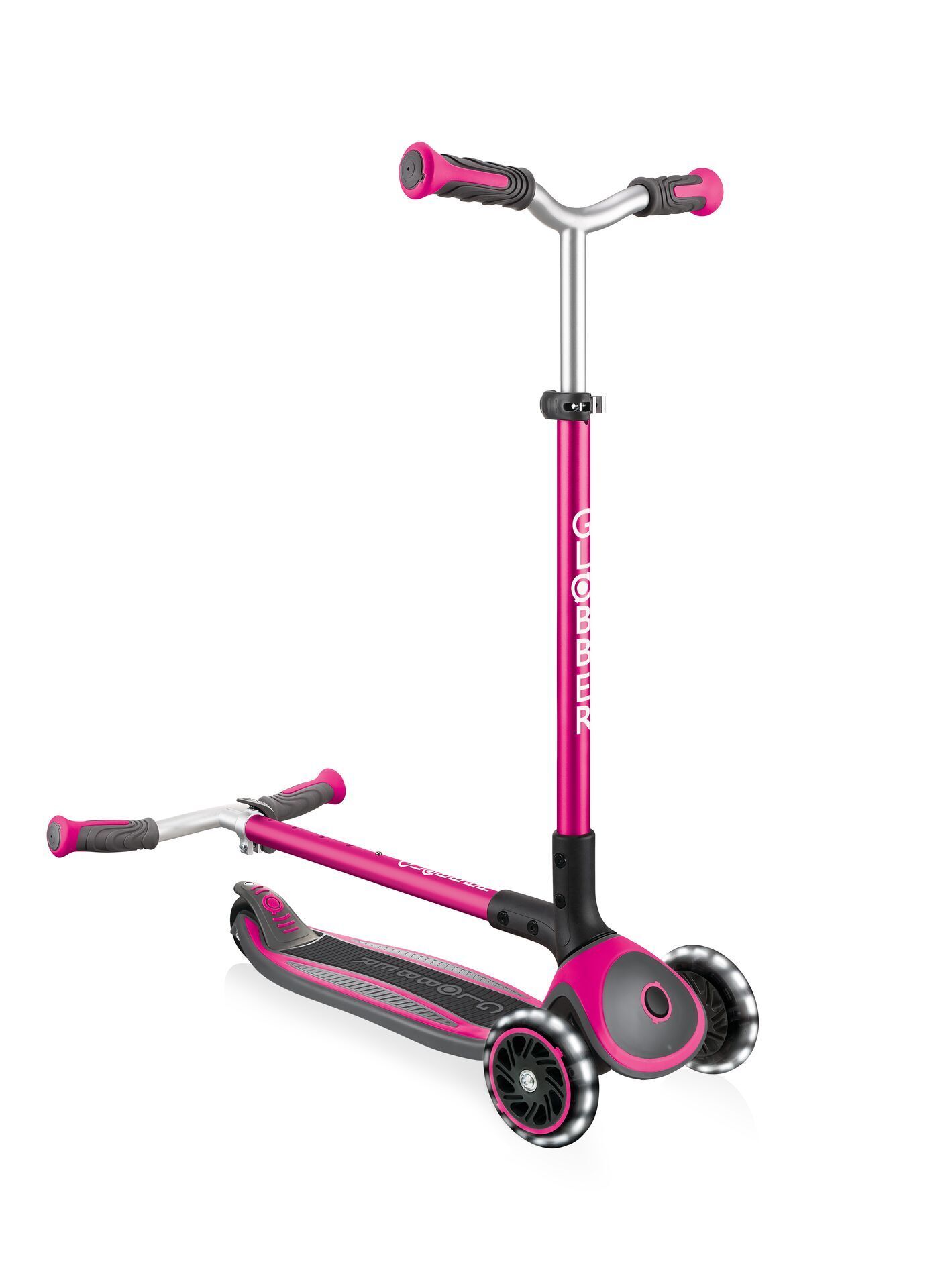 Transport, Fahrzeug, Kinderroller, Tretroller, Pink, Rad