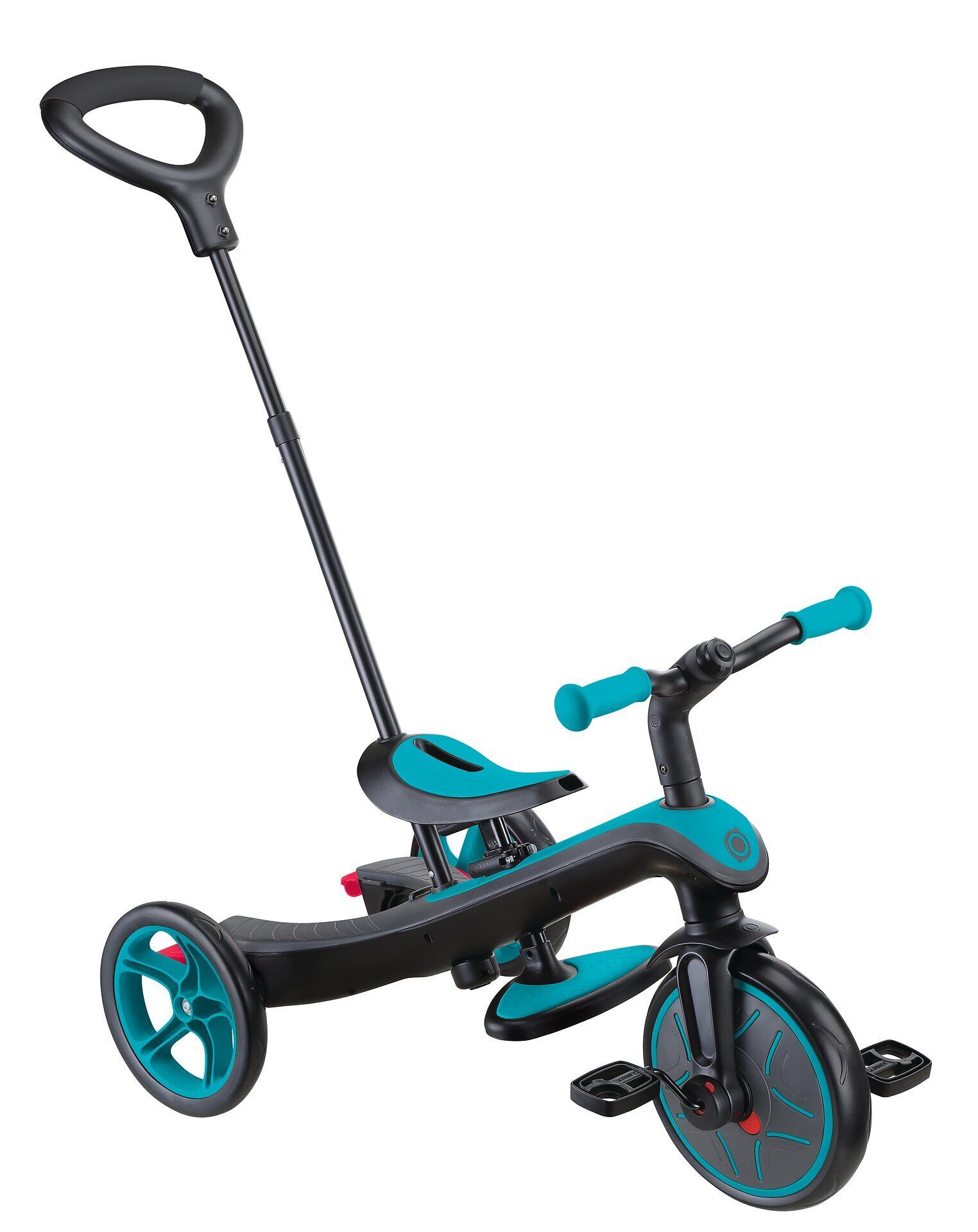 Transport, Fahrzeug, Kinderroller, Dreirad, Türkis, Rad