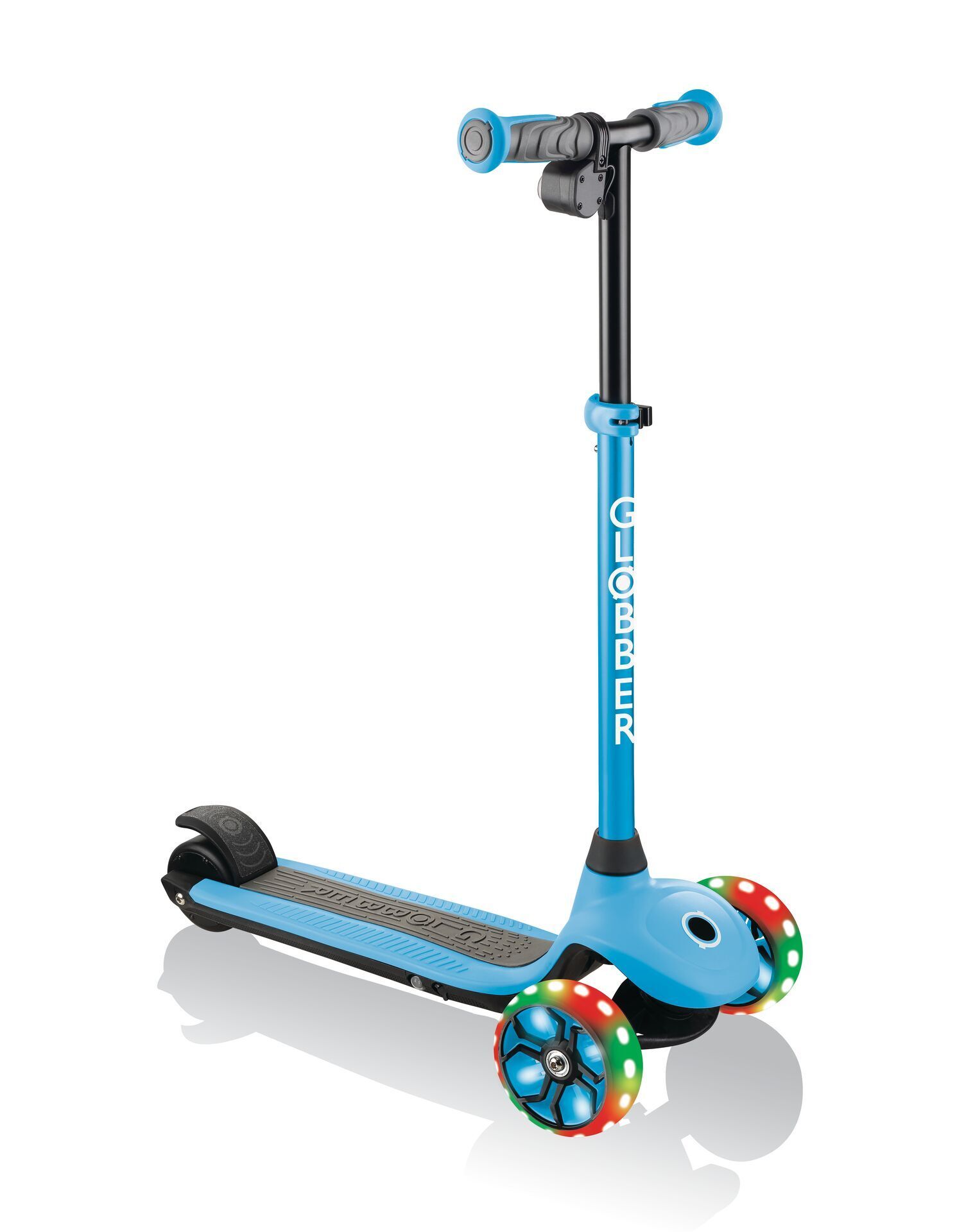 Transport, Fahrzeug, Kinderroller, Tretroller, Blau, Rad