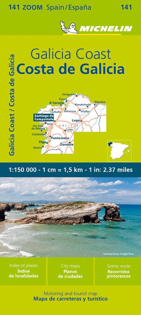 9782067258853 Cover Michelin Zoomkarte Costa de Galicia