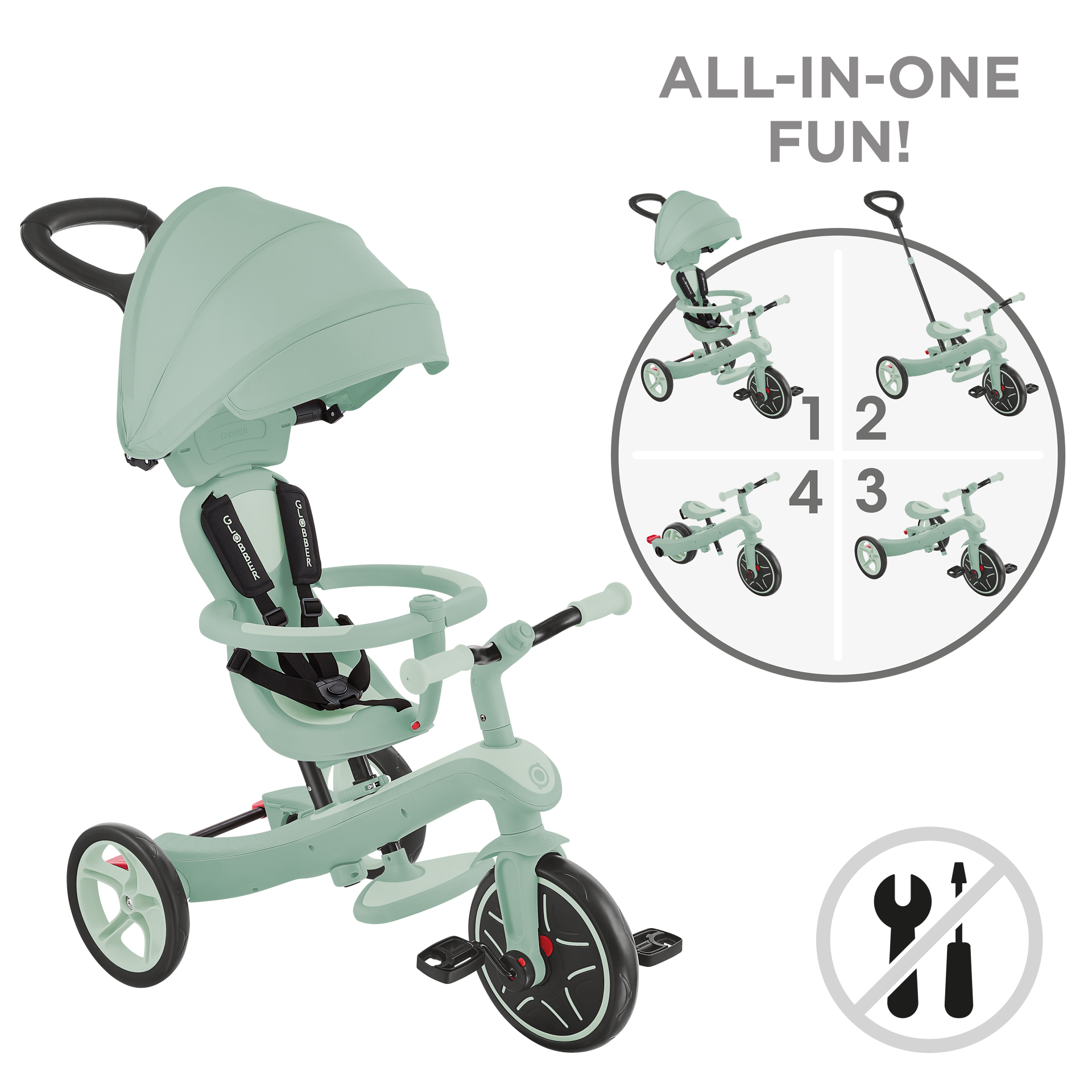 Transport, Fahrzeug, Dreirad, Laufrad, Mint, Türkis, Rad