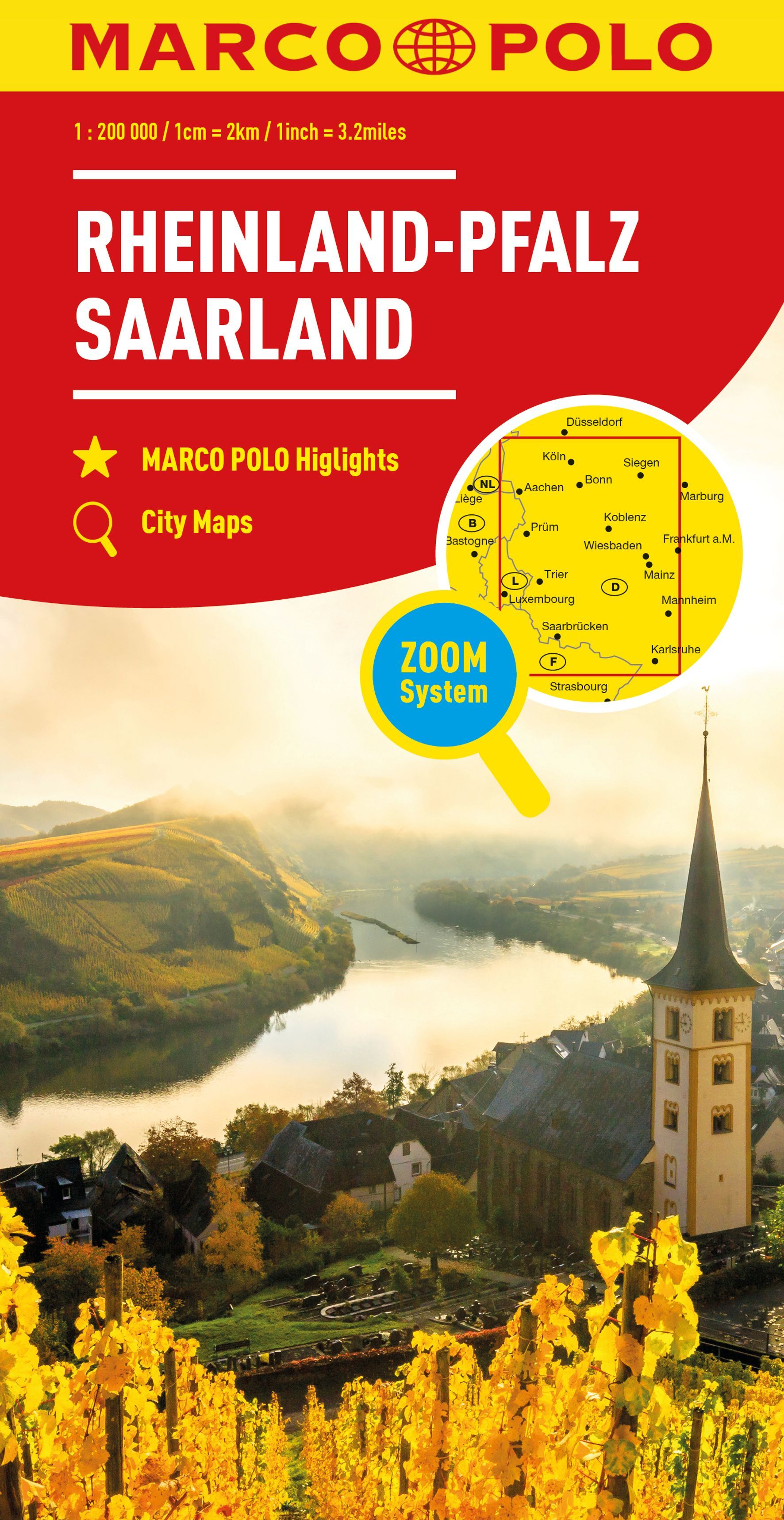 9783575017017 Cover Marco Polo Regionalkarte Rheinland-Pfalz, Saarland