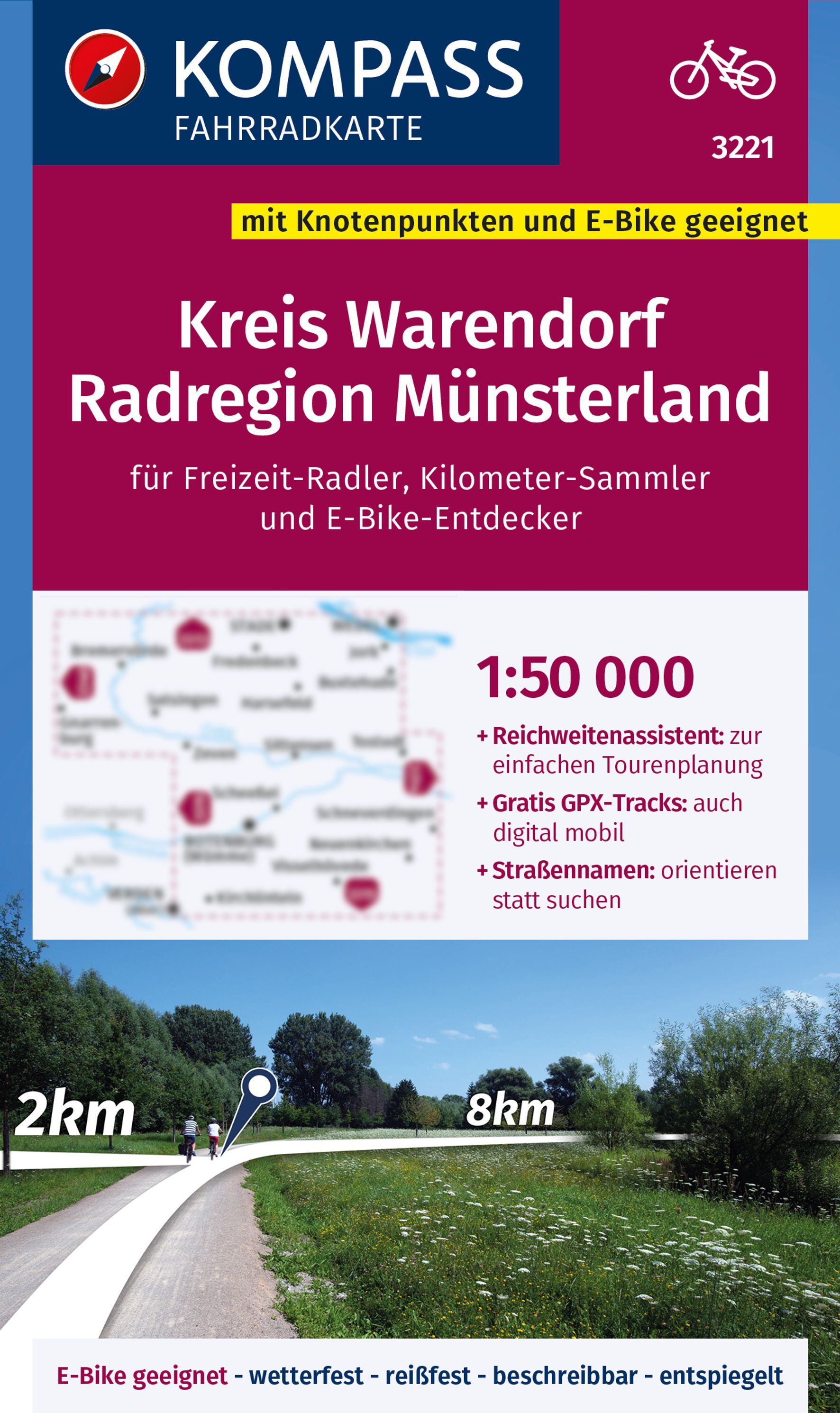 9783991541639 Cover, Karte Kreis Warendorf