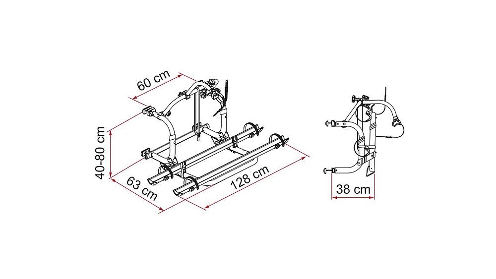 FIAMMA Fahrradträger Carry Bike Pro - eloxiert