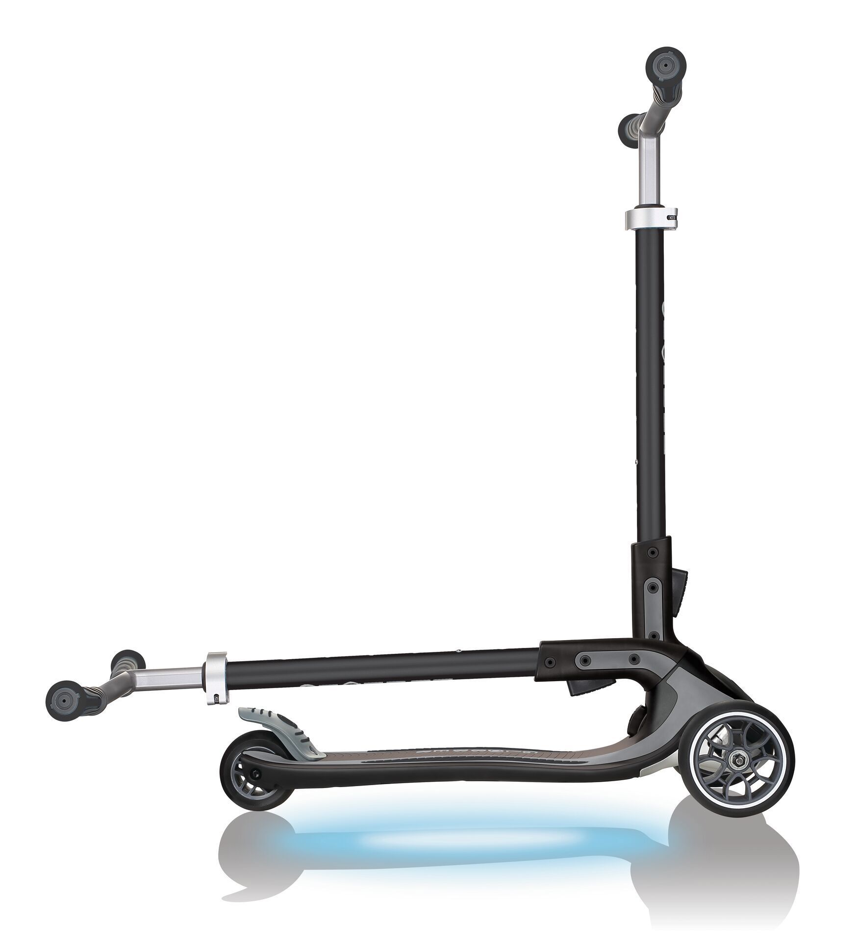 Transport, Fahrzeug, Kinderroller, Roller, Schwarz, Rad