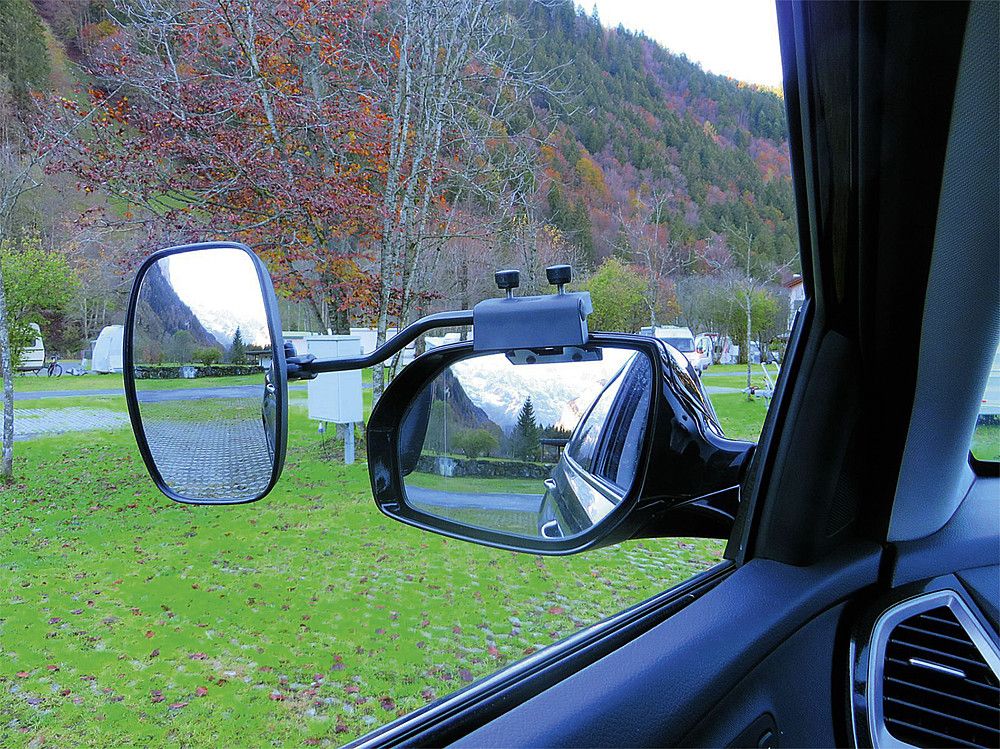 Zusatzspiegel auf Original Autospiegel Montiert