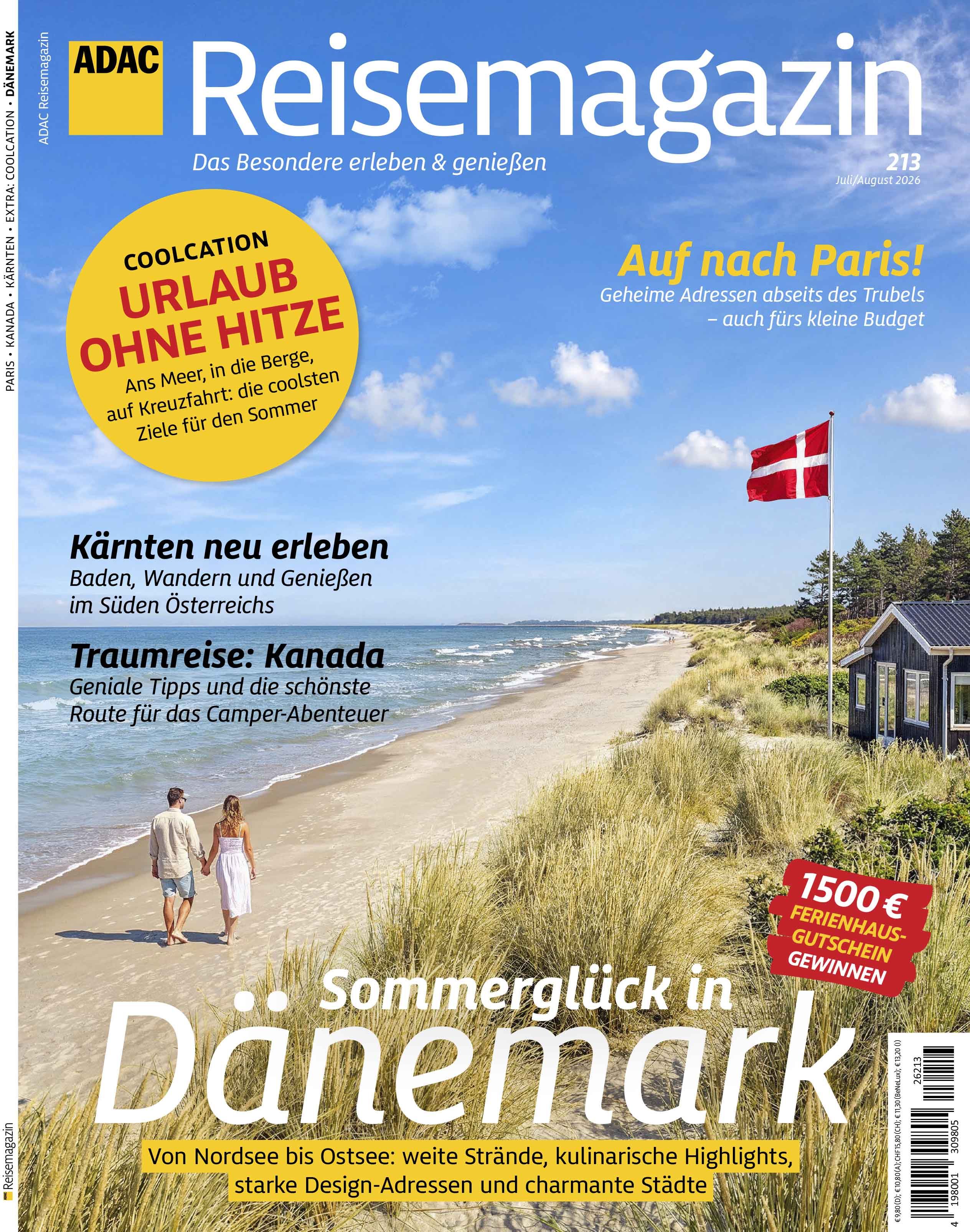 Reisemagazin, Dänemark, Sommer, Strand, Urlaub