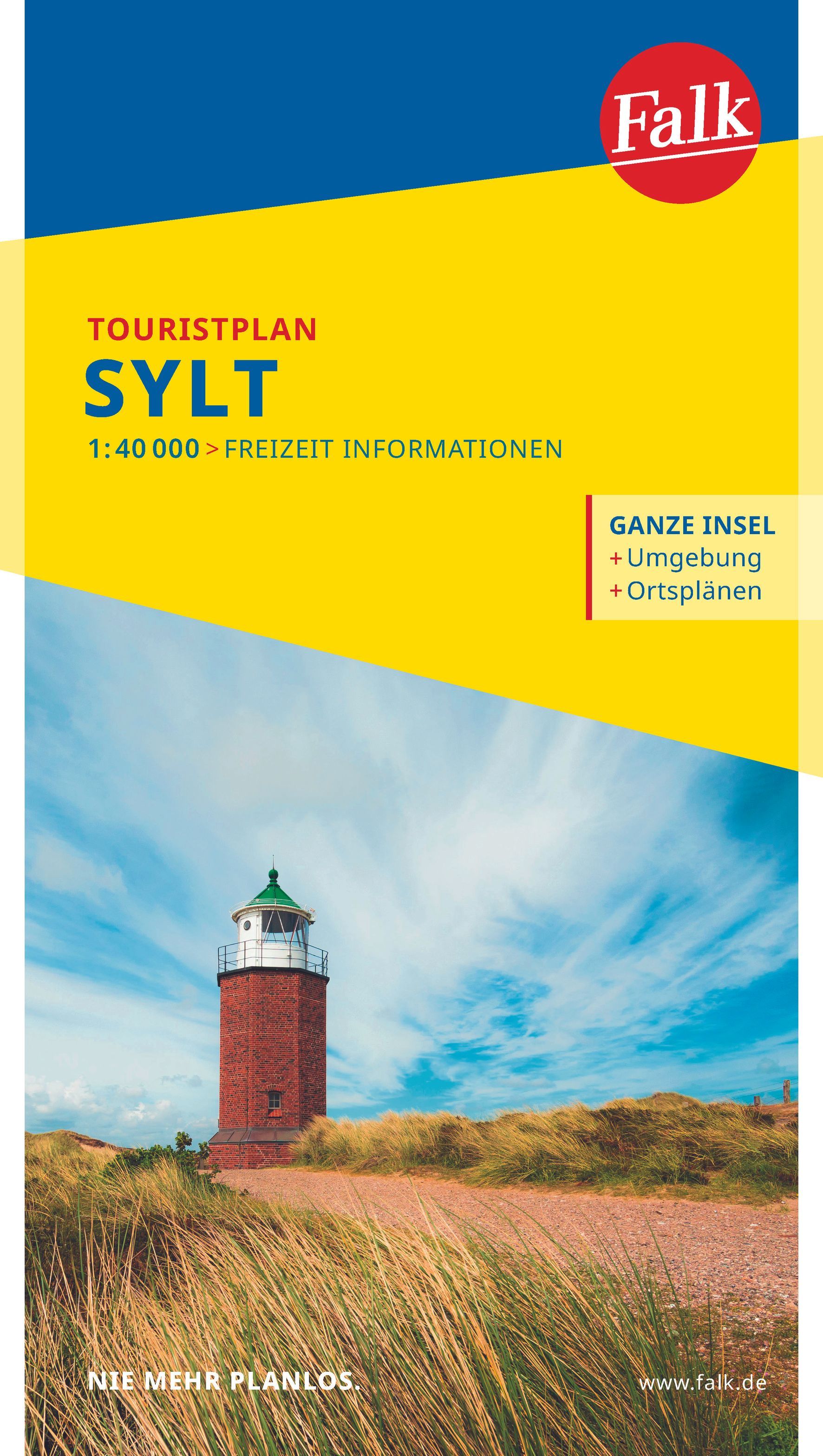 Falk Touristplan Sylt 1:40.000 | 9783827900265 | ADAC-Shop