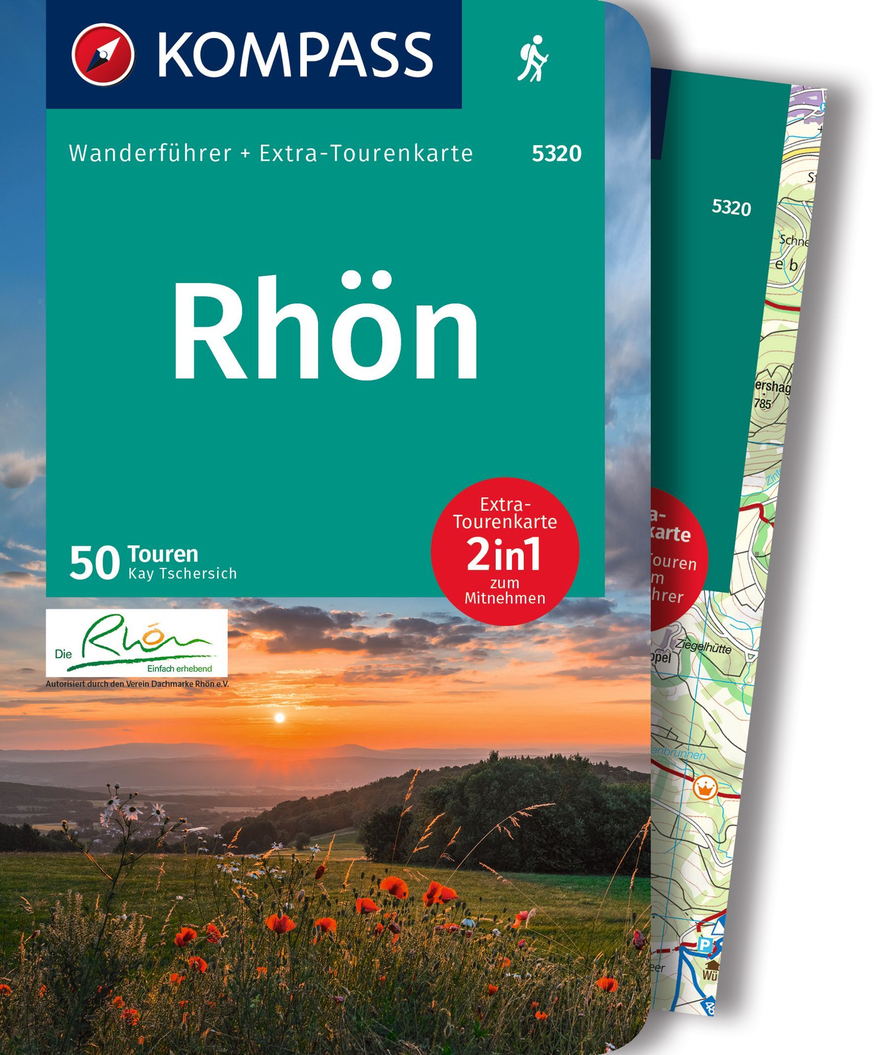 9783991216896 Cover Kompass Wanderführer Rhön