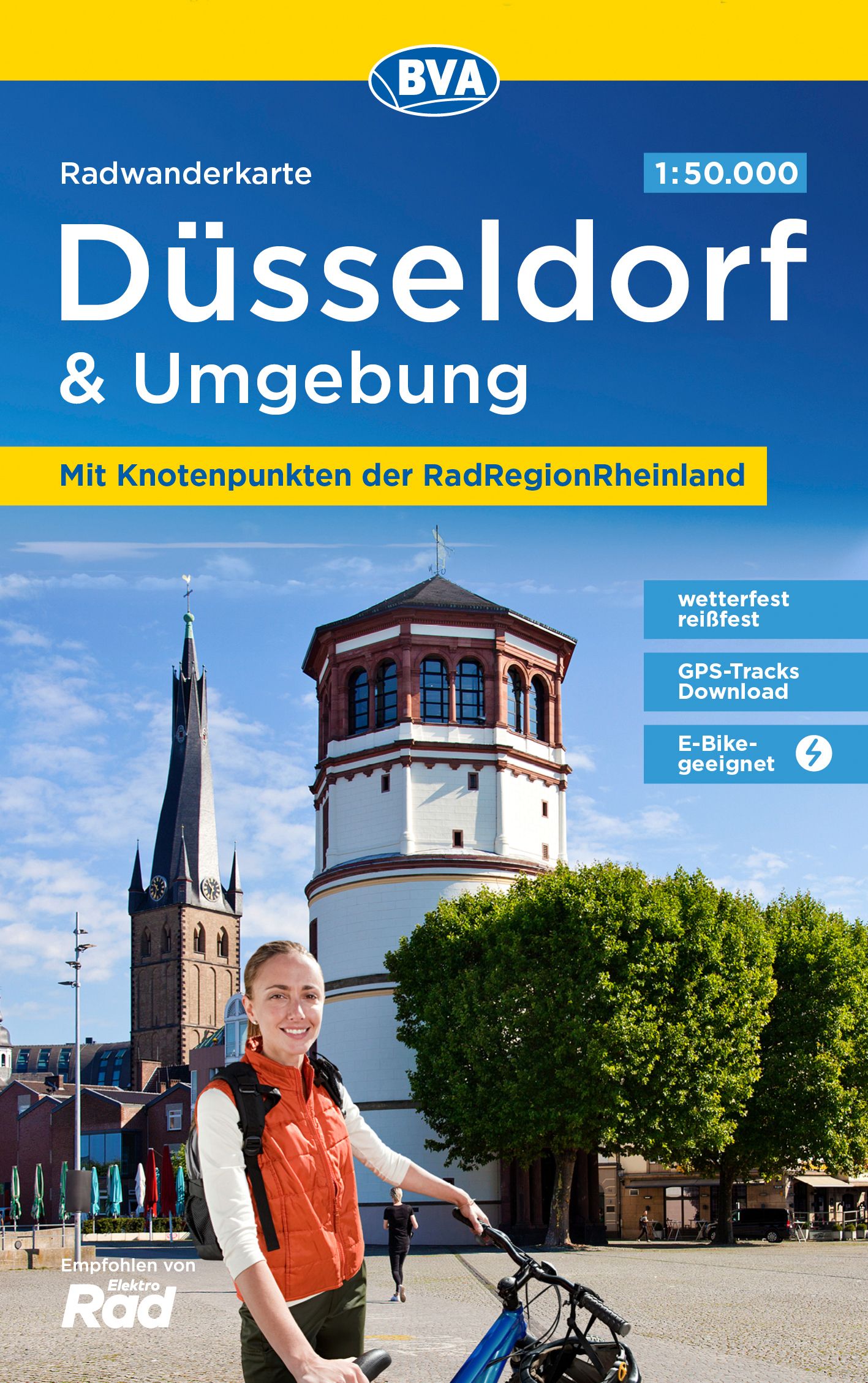 9783969901014 Cover ADFC Regionalkarte Düsseldorf und Umgebung