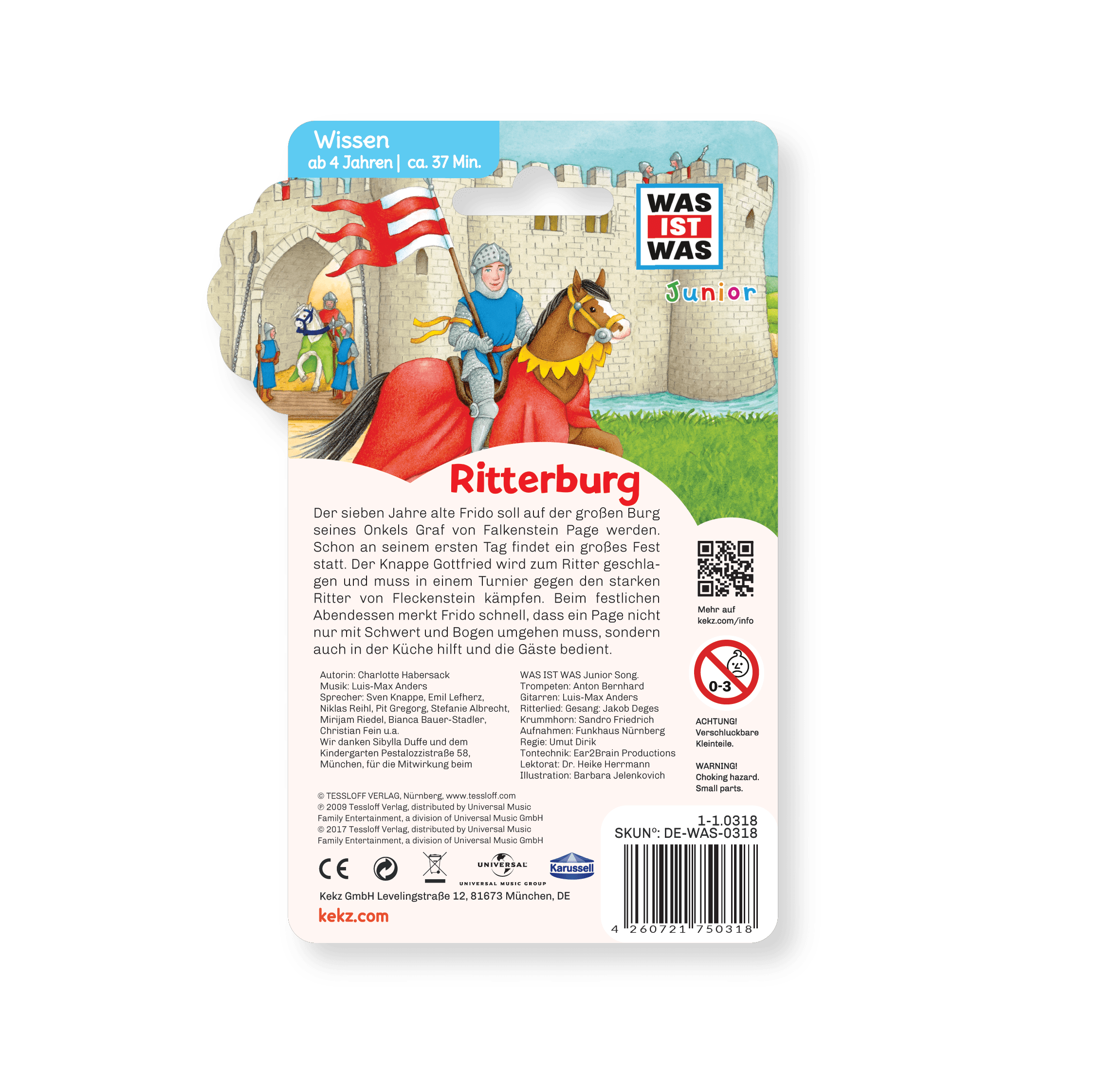 Verpackung, Kekz, Hinten