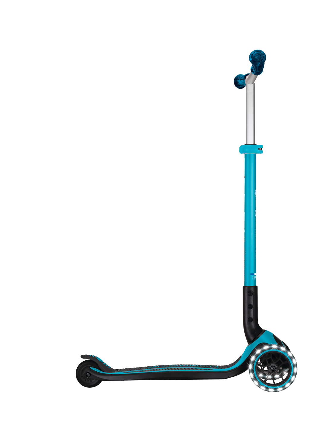 E-Scooter, Faltbar, Blau, Dreirad?, Leuchtenrad
