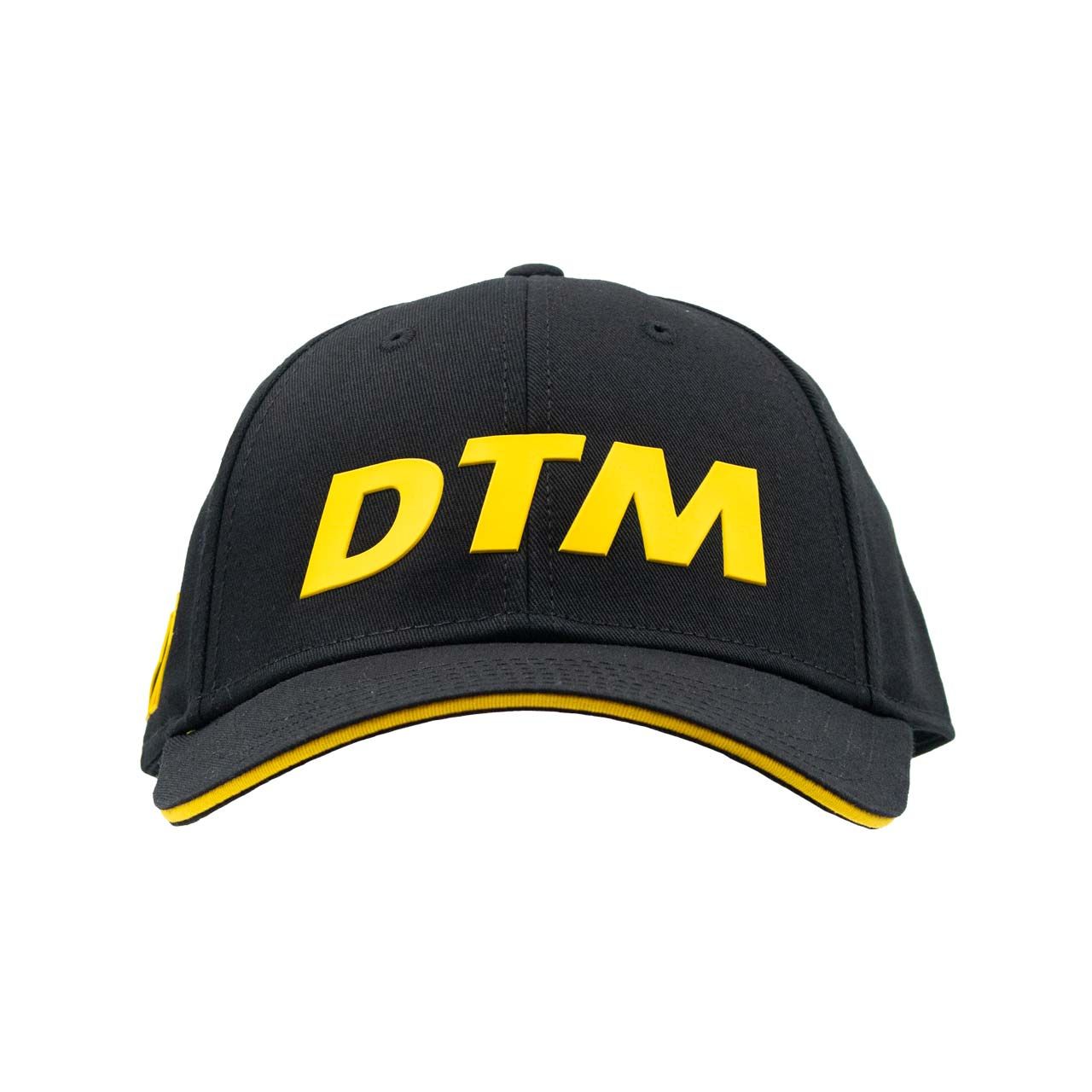 Kinder DTM Cap schwarz mit gelbem DTM Schriftzug