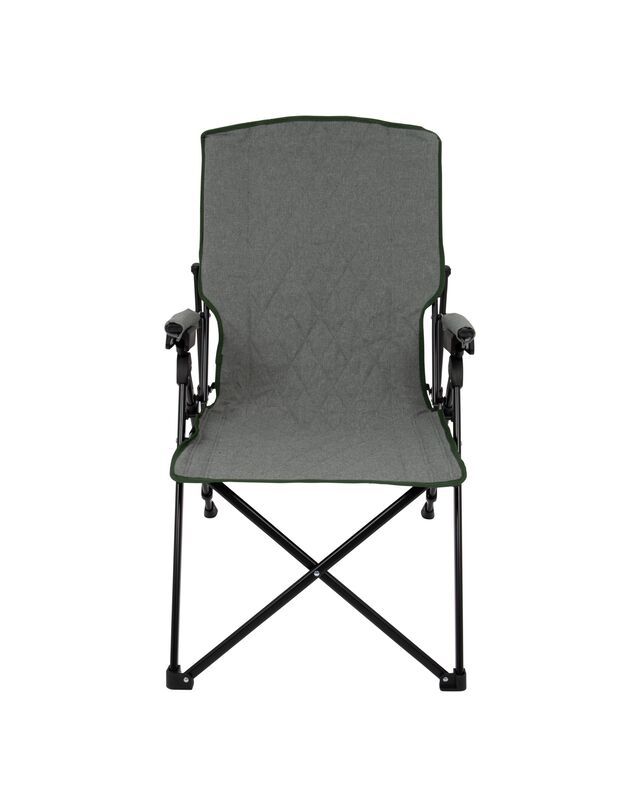 Klappstuhl, Outdoorstuhl, Feldstuhl, Stoffbezug, Grün