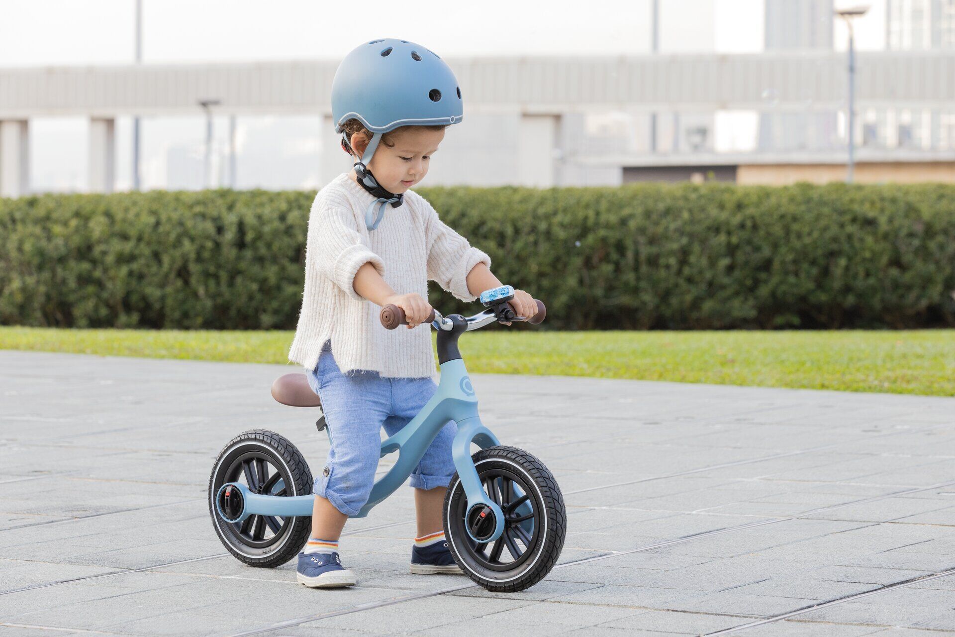 Transport, Fahrzeug, Kleinkind, Kinderrad, Laufrad, Fahrrad, Blau, Rad