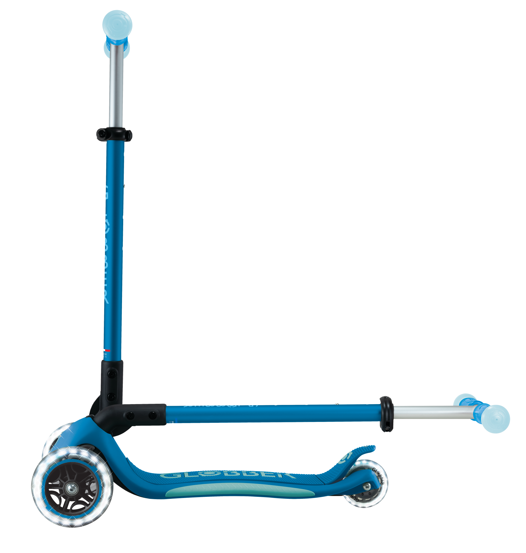 Transport, Fahrzeug, Kinderroller, Roller, Blau, Rad
