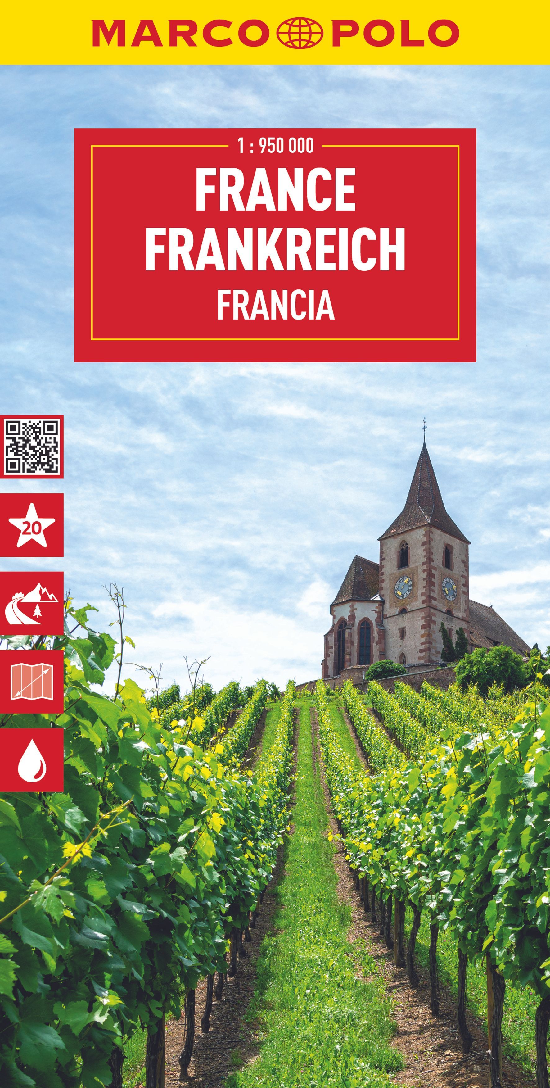 9783575017710 Cover Marco Polo Reisekarte Frankreich