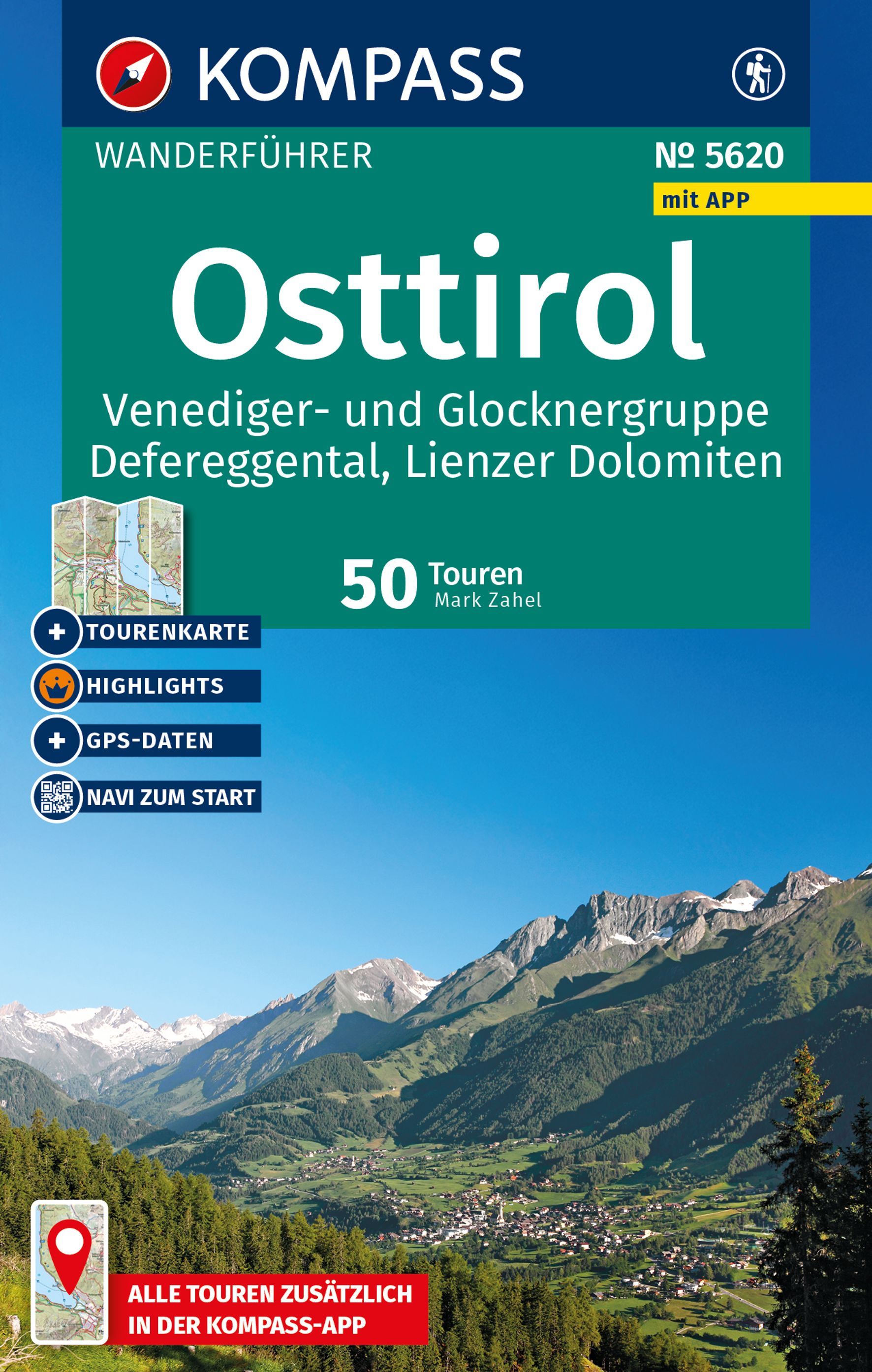 Reiseführer, Osttirol, Dolomiten, Touren, Kartenmaterial