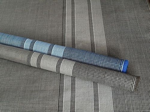 ARISOL Vorzeltteppich Standard Grauer und Blauer gestreiftes Material