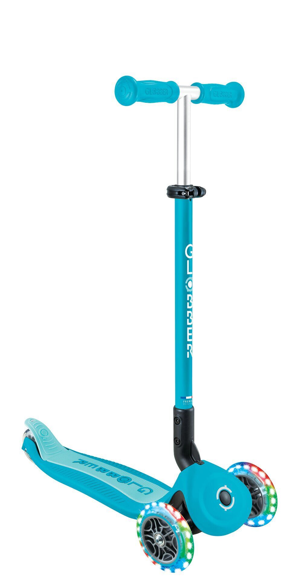 Roller, Transport, Fahrzeug, Rad,Tretroller, Türkis, Kinderroller