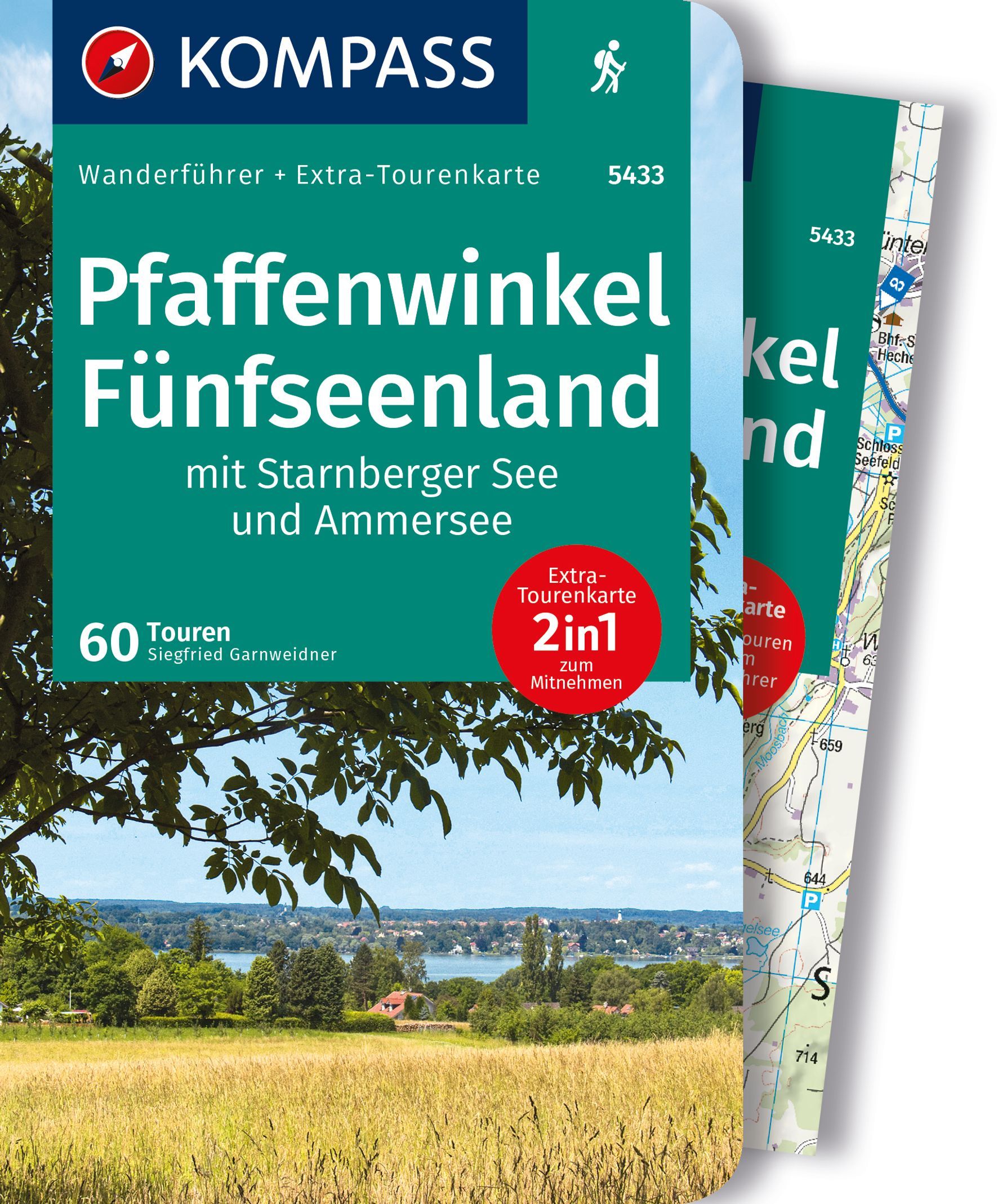 9783991217992 Cover Kompass Wanderführer Pfaffenwinkel, Fünfseenland