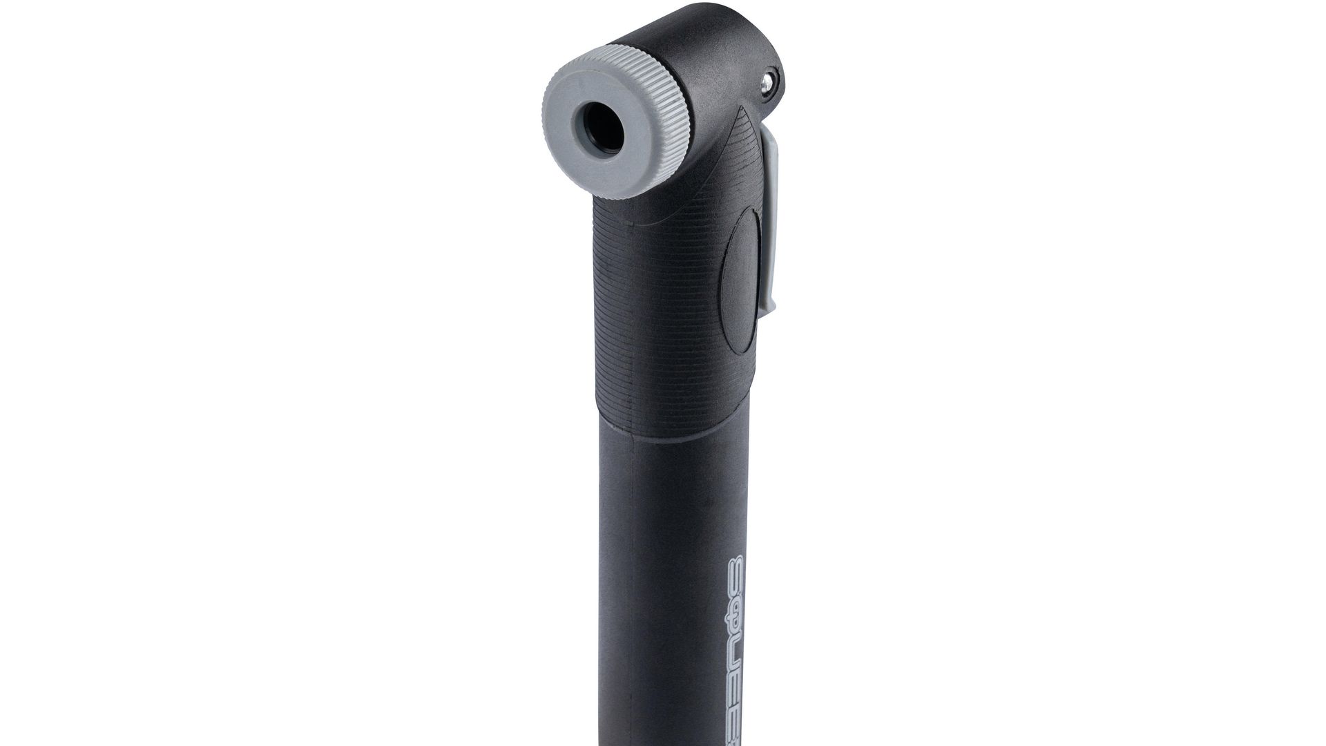 Teleskopstange, Gummi Kopf, Knickgriff, Klemmung, Schwarz