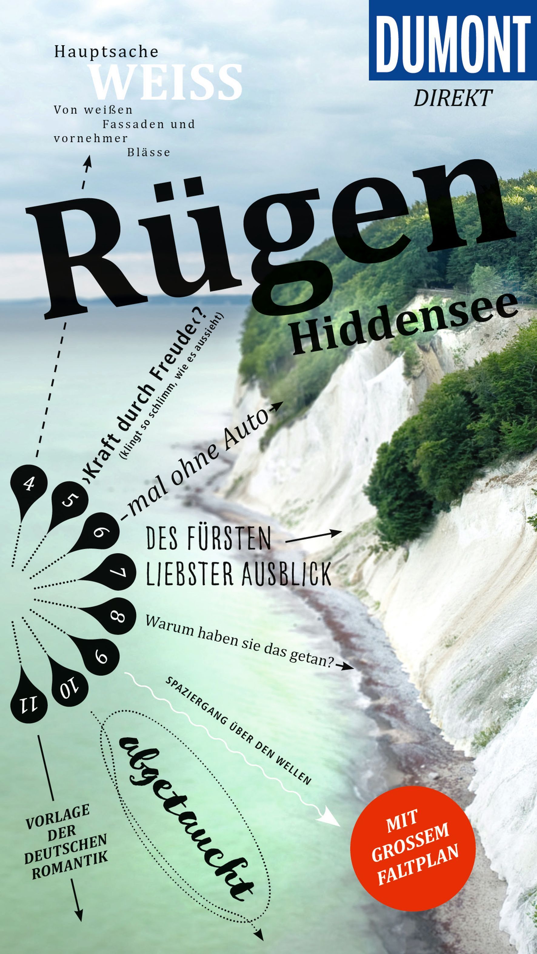 9783616011202 Cover Dumont Reiseführer direkt Rügen, Hiddensee