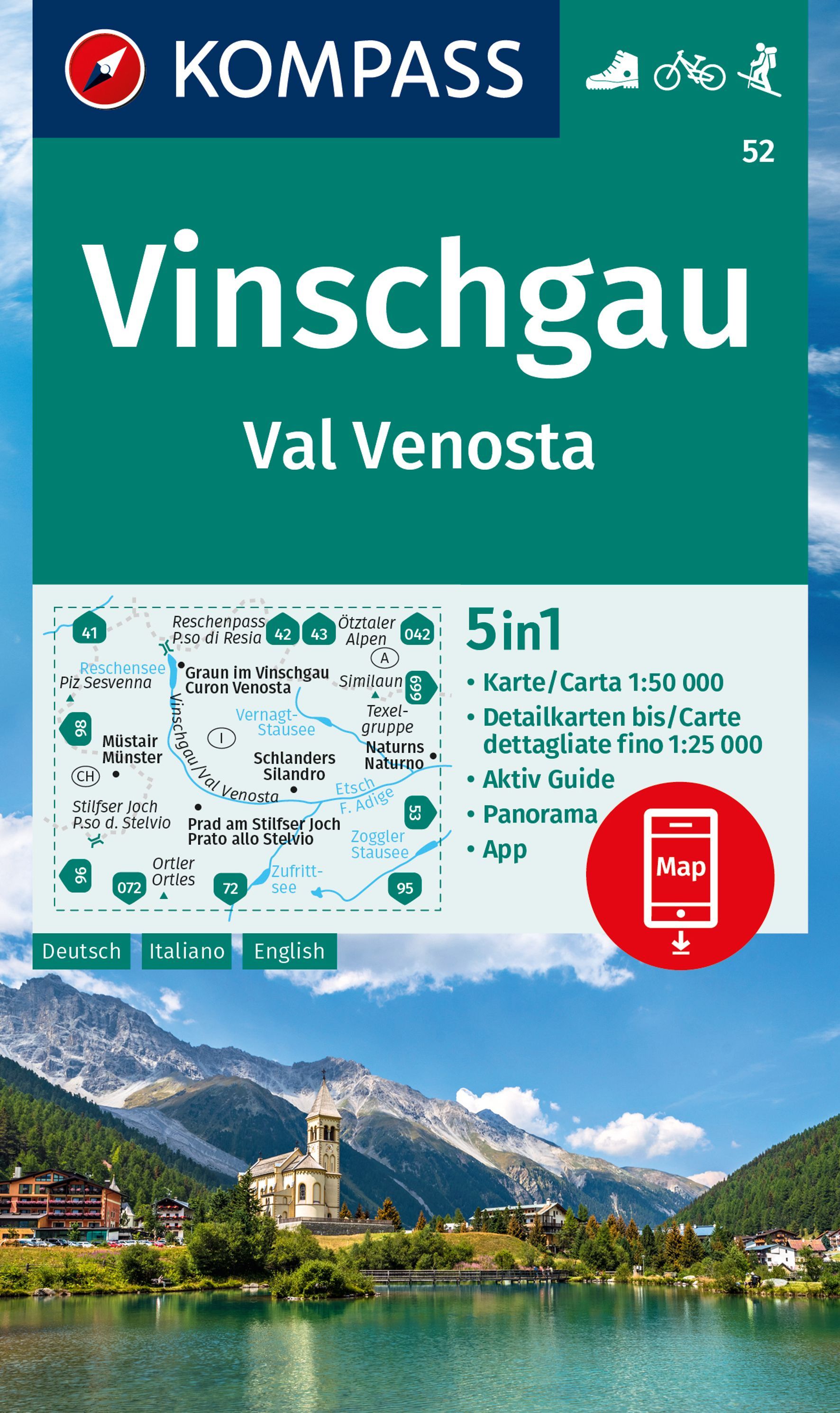 9783991540533 Cover, Karte Vinschgau