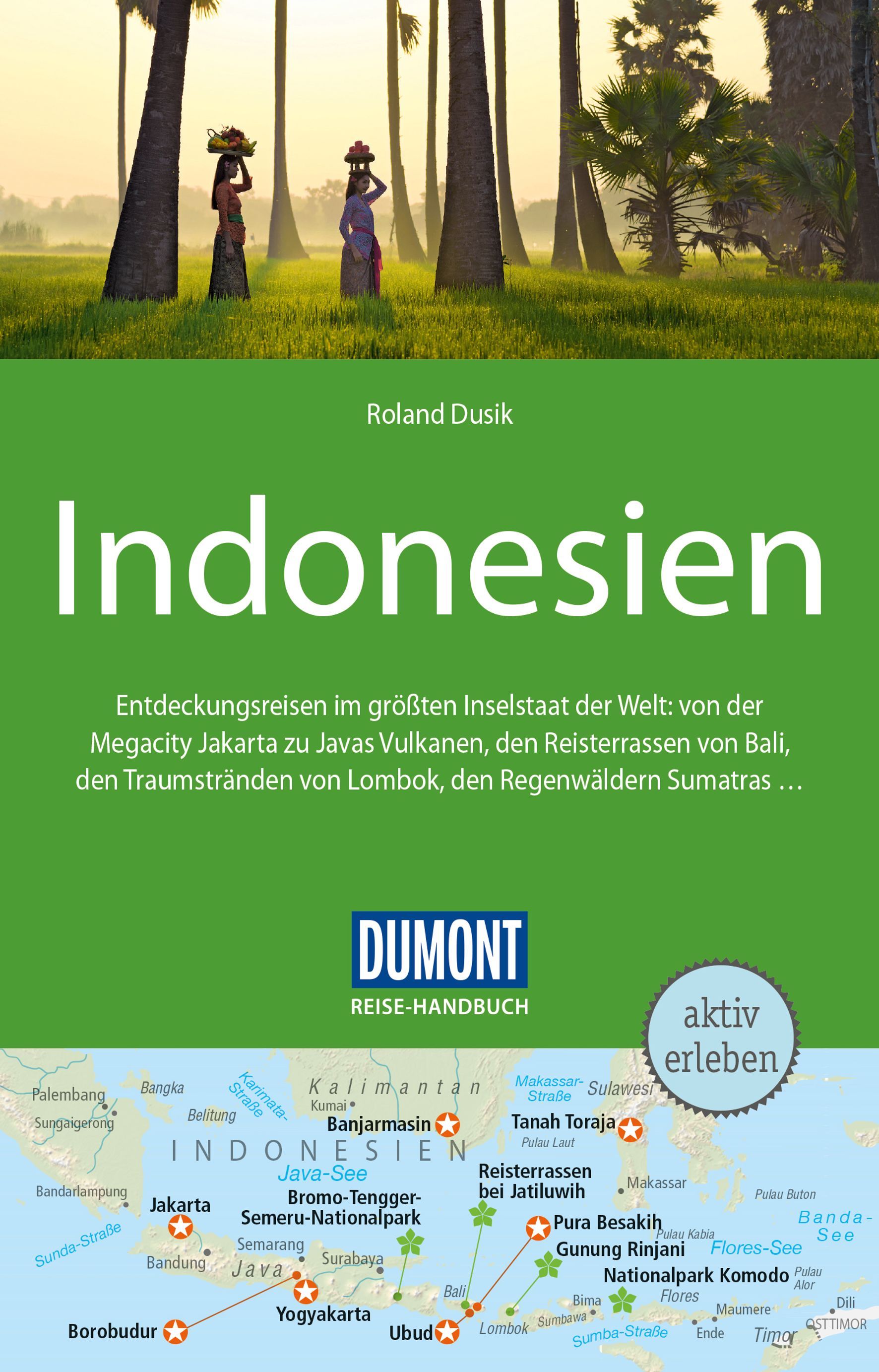 DUMONT Reise-Handbuch Reiseführer Indonesien Werbung, Plakat, Baum, Person, Vegetation