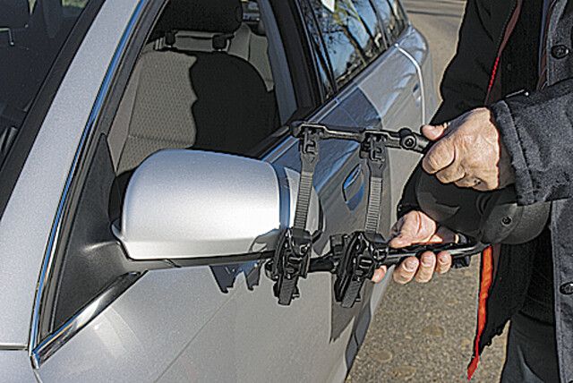 auto, seitenspiegel, klemmvorrichtung, werkzeug, feststeller